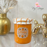 Bruleur Pot de confiture Orange