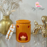 Bruleur Pot de confiture Orange